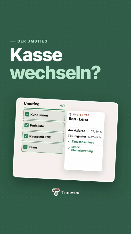 Reel: Kasse wechseln? Der Umstieg.